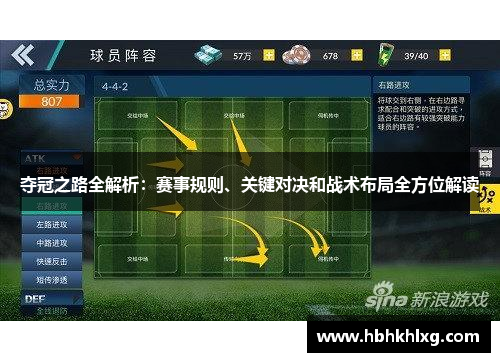 夺冠之路全解析：赛事规则、关键对决和战术布局全方位解读